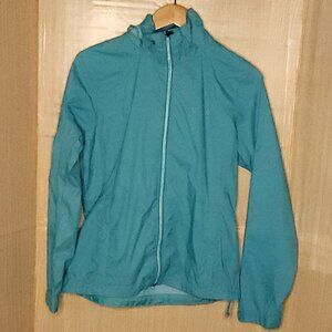 Columbia Womens Teal Green Lightweight Windbreaker Small